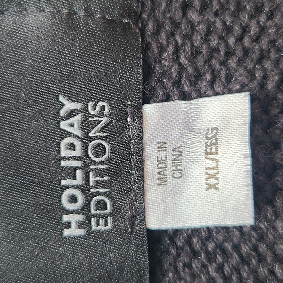 Vintage Holiday Editions, Christmas Embroidered Snowman Winter Wonderland Vest - Picture 7 of 11